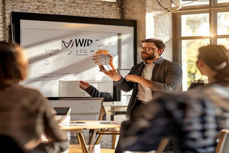 Imagen para el prompt: De idea a MVP en 7 días