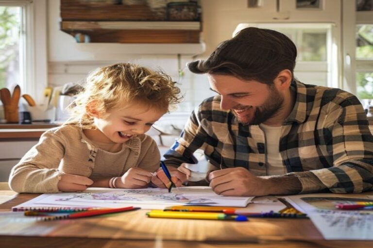 Imagen para el prompt: Diseña un juego educativo para tus hijos
