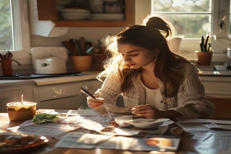 Imagen para el prompt: Plan de ahorro mensual sin autoengaños