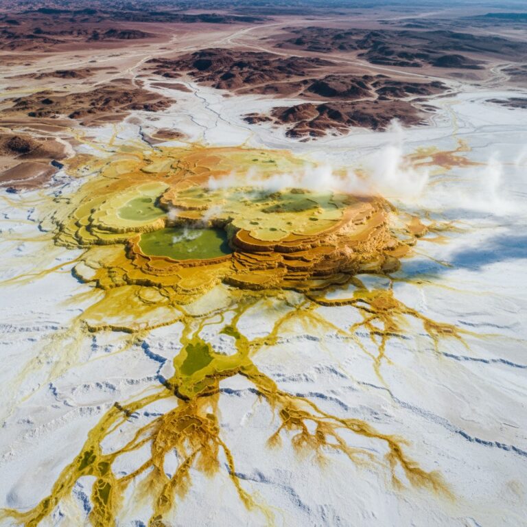 El lugar más caluroso donde vive gente: Dallol, Etiopía